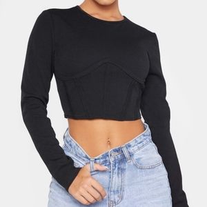Prettylittlething Underbust Crop Top NWT